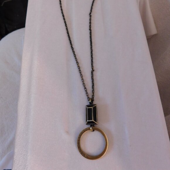 Men's  Dyrberg/Kern Black Oynx Necklace - Picture 4 of 4